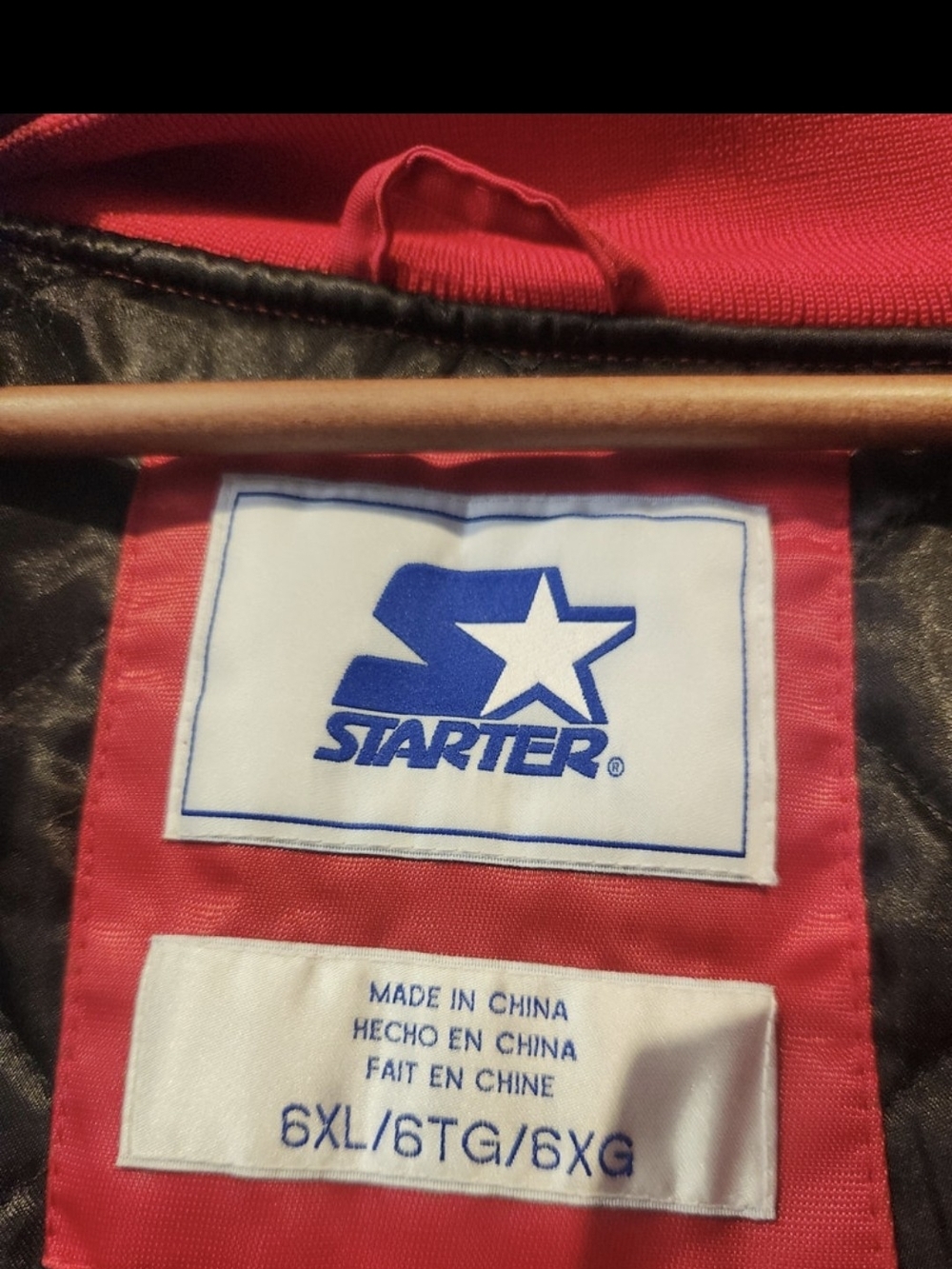 Houston Rockets 6XL Starter Jacket - Picture 9 of 10